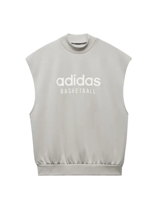Футболка баскетбольные безрукавки толстовка Adidas — изображение 1 из 4, серый