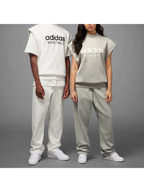 Футболка баскетбольные безрукавки толстовка Adidas — изображение 4 из 4, белый
