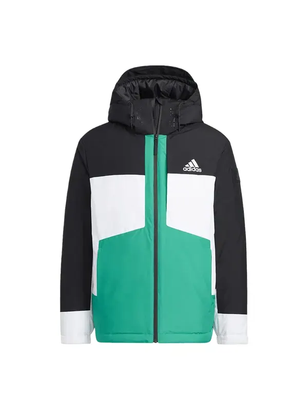 Куртка нео-спортивные Куртка Adidas — изображение 1 из 4, зеленый/белый/черный