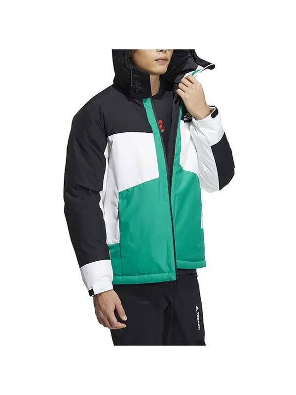Куртка нео-спортивные Куртка Adidas — изображение 4 из 4, зеленый/белый/черный