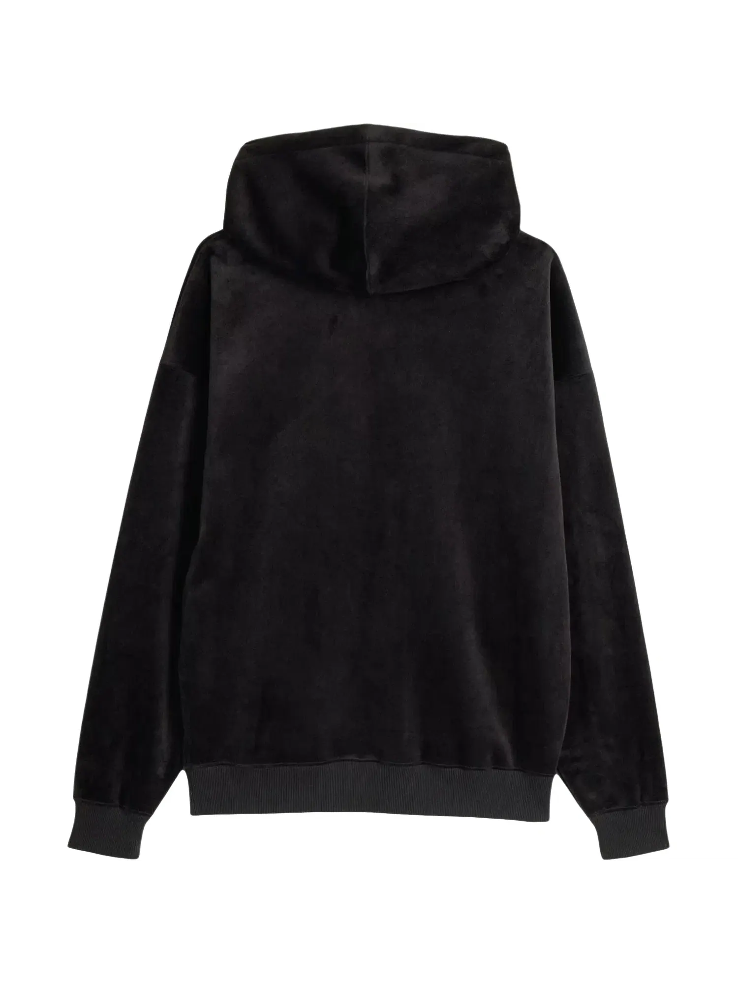 Мужское худи из вельвета с принтом Y-3 Velvet Corduroy Hoodie Adidas — изображение 2 из 5, черный