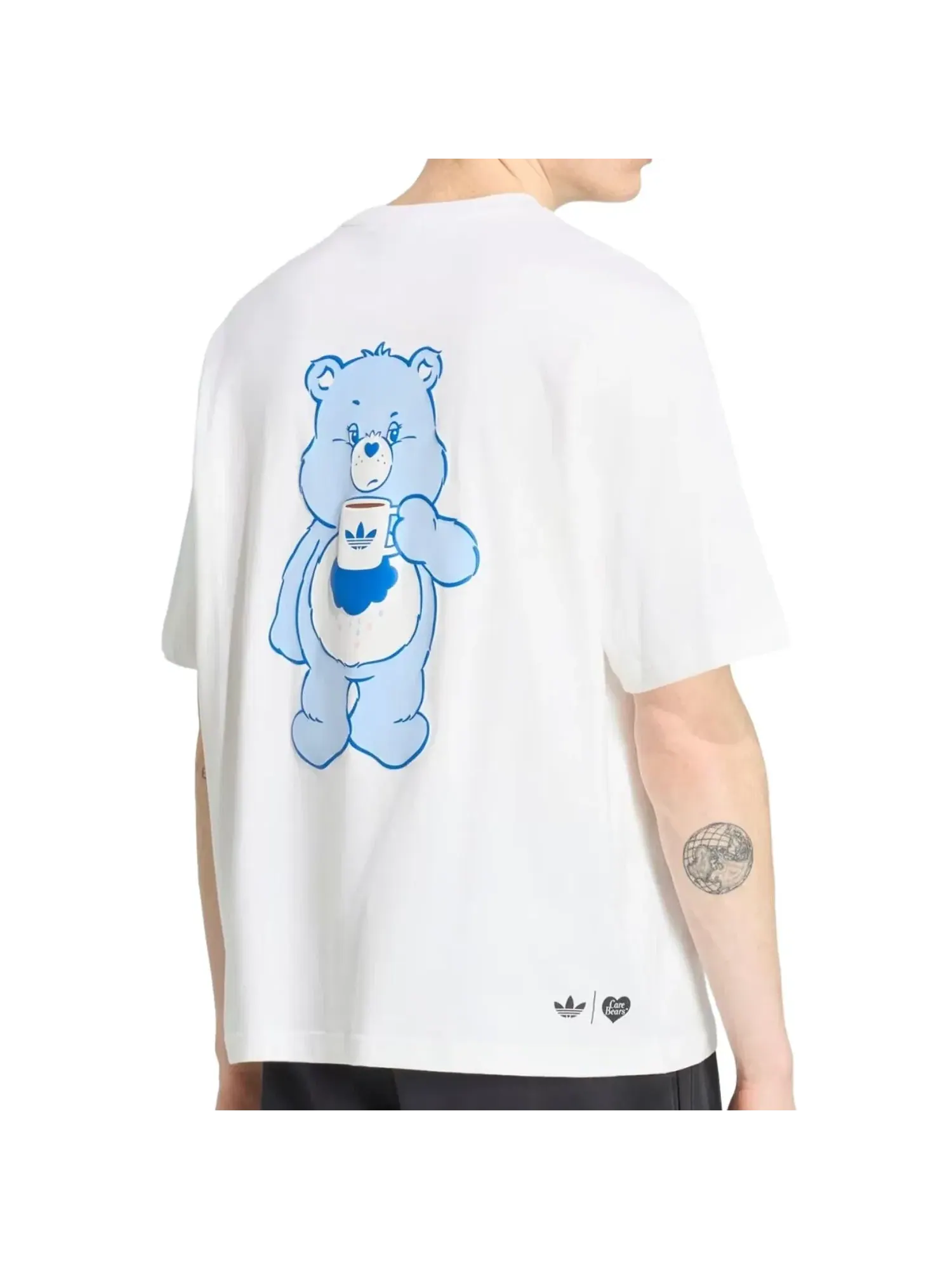 Мужская футболка с принтом Adidas x Care Bear OS T-Shirt Asia Sizing — изображение 3 из 3, белый