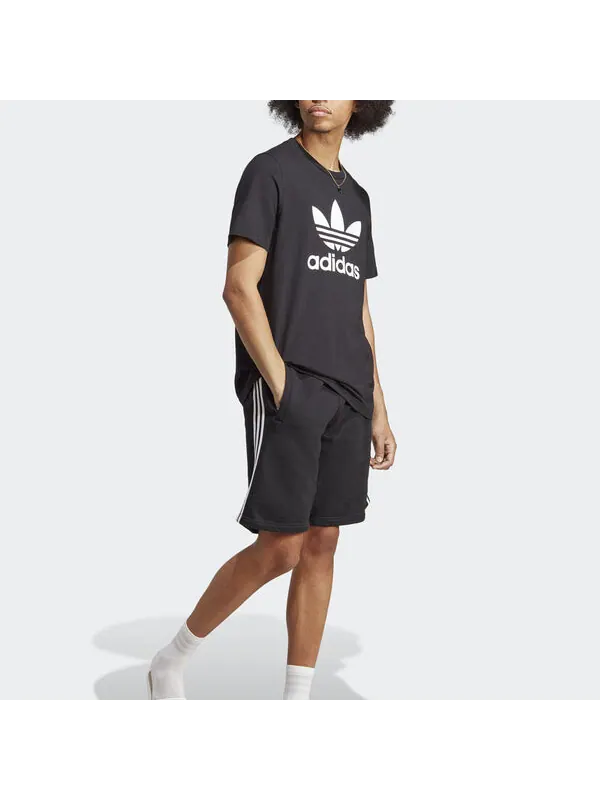 Футболка оригиналы adicolor классика трилистник футболка Adidas — изображение 4 из 4, черный/белый