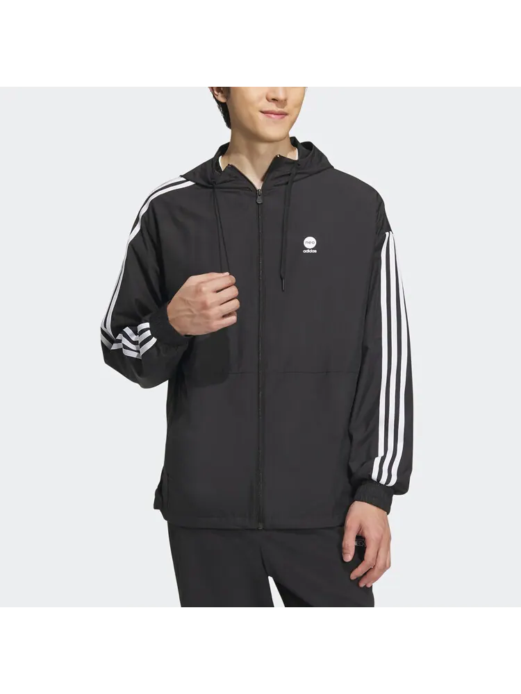 Куртка Adidas NEO Hooded — изображение 3 из 5, черный
