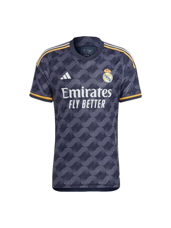 Футболка real madrid 23 24 выездная подлинная футболка Adidas — изображение 1 из 1, синий