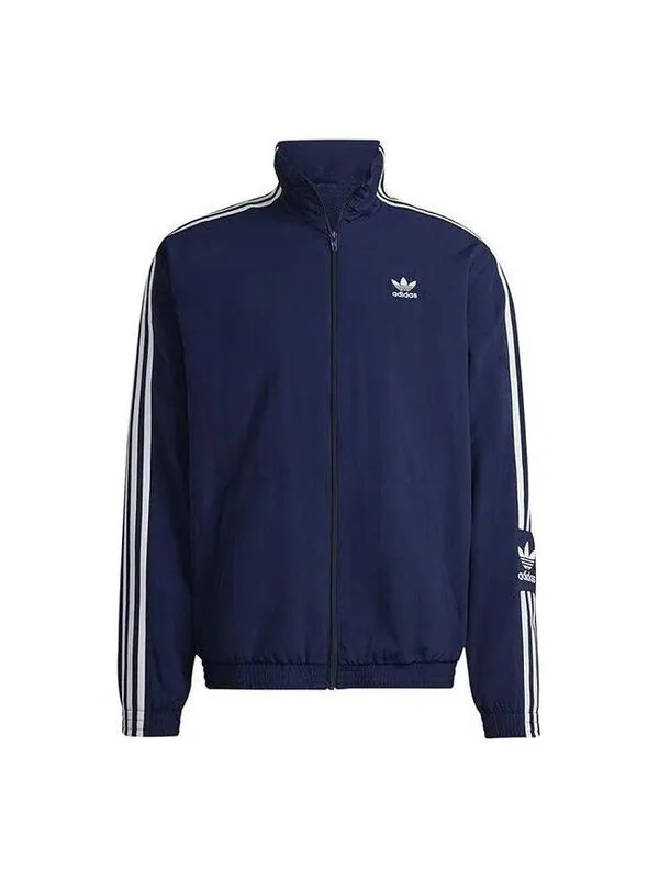 Куртка adidas originals Adicolor Classics Trefoil Track Jacket 'Night Indigo' — изображение 1 из 4, индиго