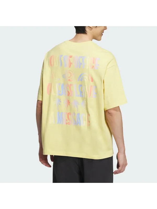 Футболка neo u vbe Adidas — изображение 3 из 4, желтый