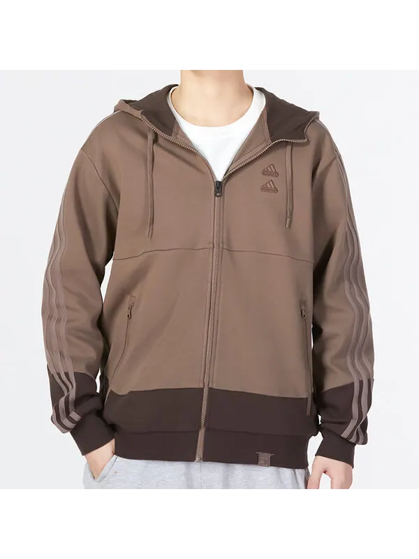 Куртка st gz must haves трикотажные Куртка Adidas — изображение 3 из 4, коричневый