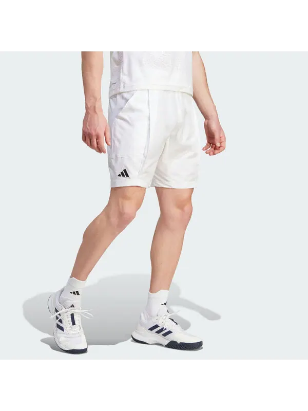 Шорты adidas AEROREADY Pro Tennis Shorts 'White' — изображение 2 из 4, белый