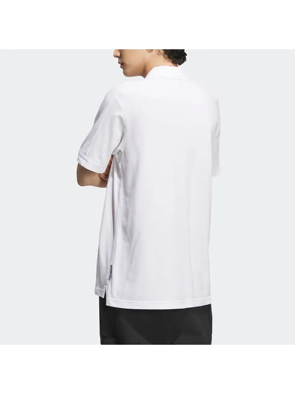 Футболка wj mh polo с коротким рукавом футболка Adidas — изображение 3 из 4, белый