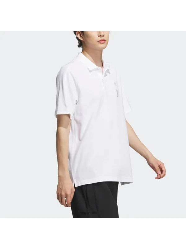 Футболка wj mh polo с коротким рукавом футболка Adidas — изображение 4 из 4, белый