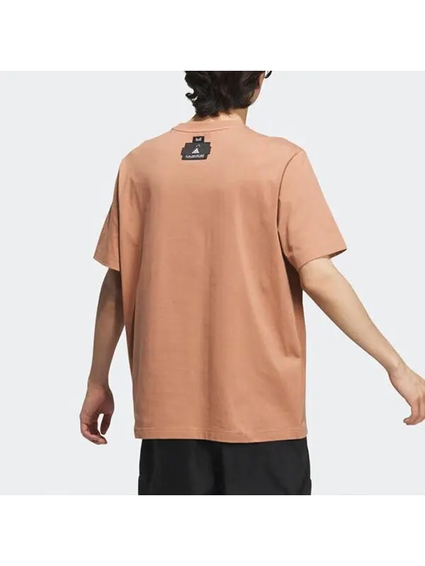 Футболка st gf gfx t-shirts 'tan' Adidas — изображение 3 из 3, бежевый