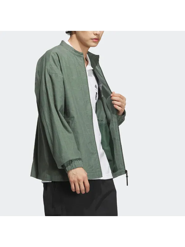 Куртка wj lin тканые Куртка Adidas — изображение 4 из 4, оливковый зеленый