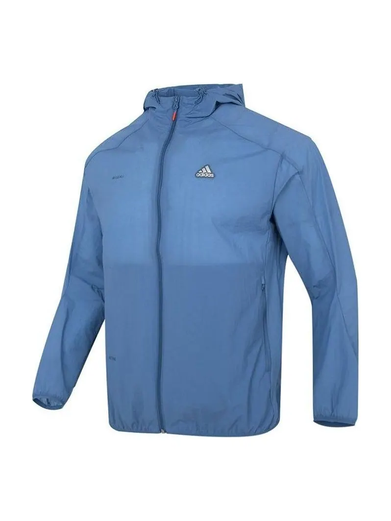 Куртка adidas Tech Lightweight Woven Jacket 'Teal' — изображение 1 из 3, бирюзовый