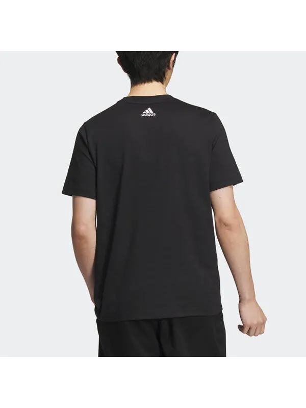 Футболка с графическим логотипом Футболка Adidas — изображение 3 из 4, черный