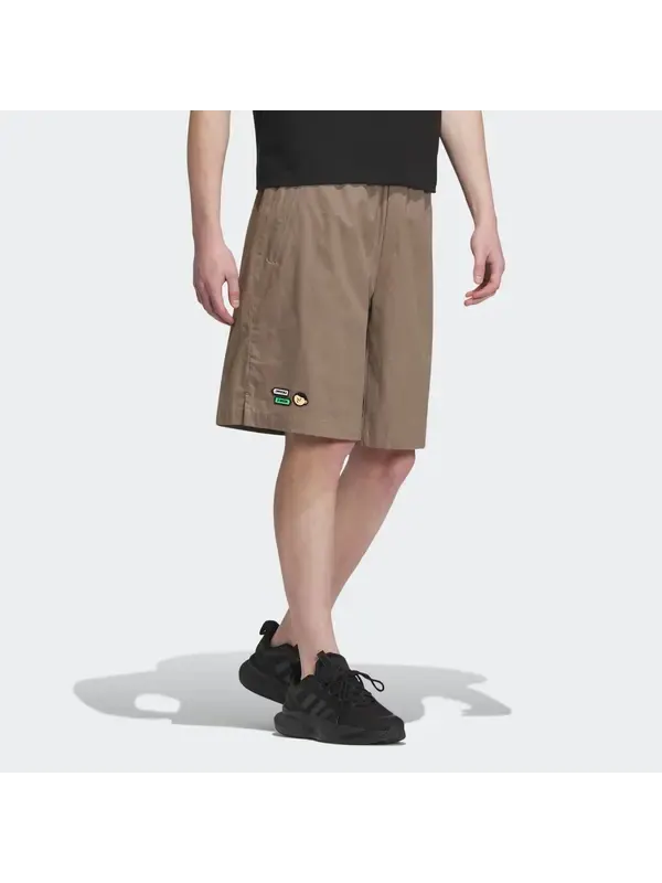 Шорты графические тканые шорты Adidas — изображение 4 из 4, хаки