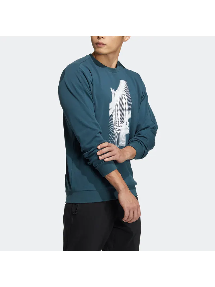 Худи adidas WUJI Logo Pullover Jerseys Sportswear 'Teal' — изображение 4 из 4, бирюзовый