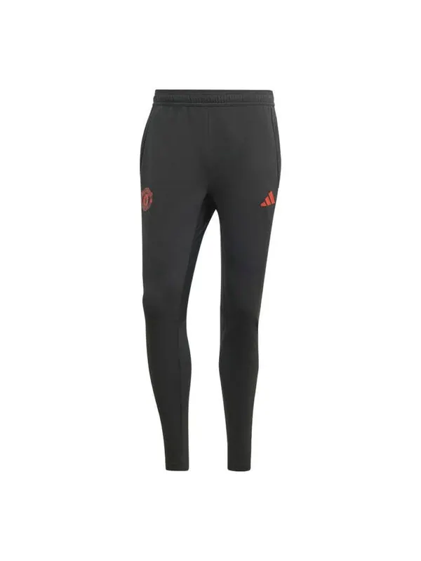 Штаны manchester united tiro 23 тренировочные штаны Adidas — изображение 1 из 4, черный/красный