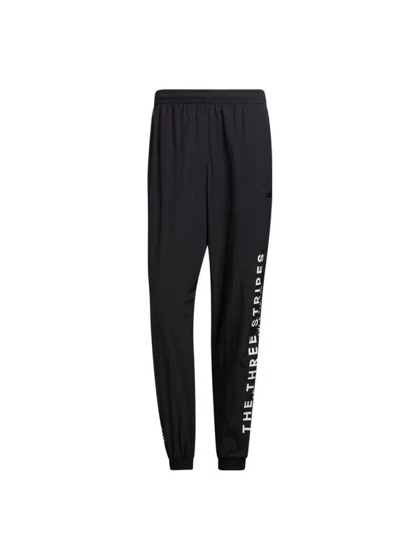 Брюки с надписью брюки Adidas — изображение 1 из 4, черный
