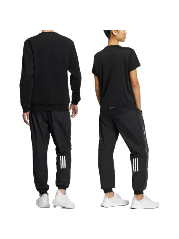 Брюки с надписью брюки Adidas — изображение 3 из 4, черный
