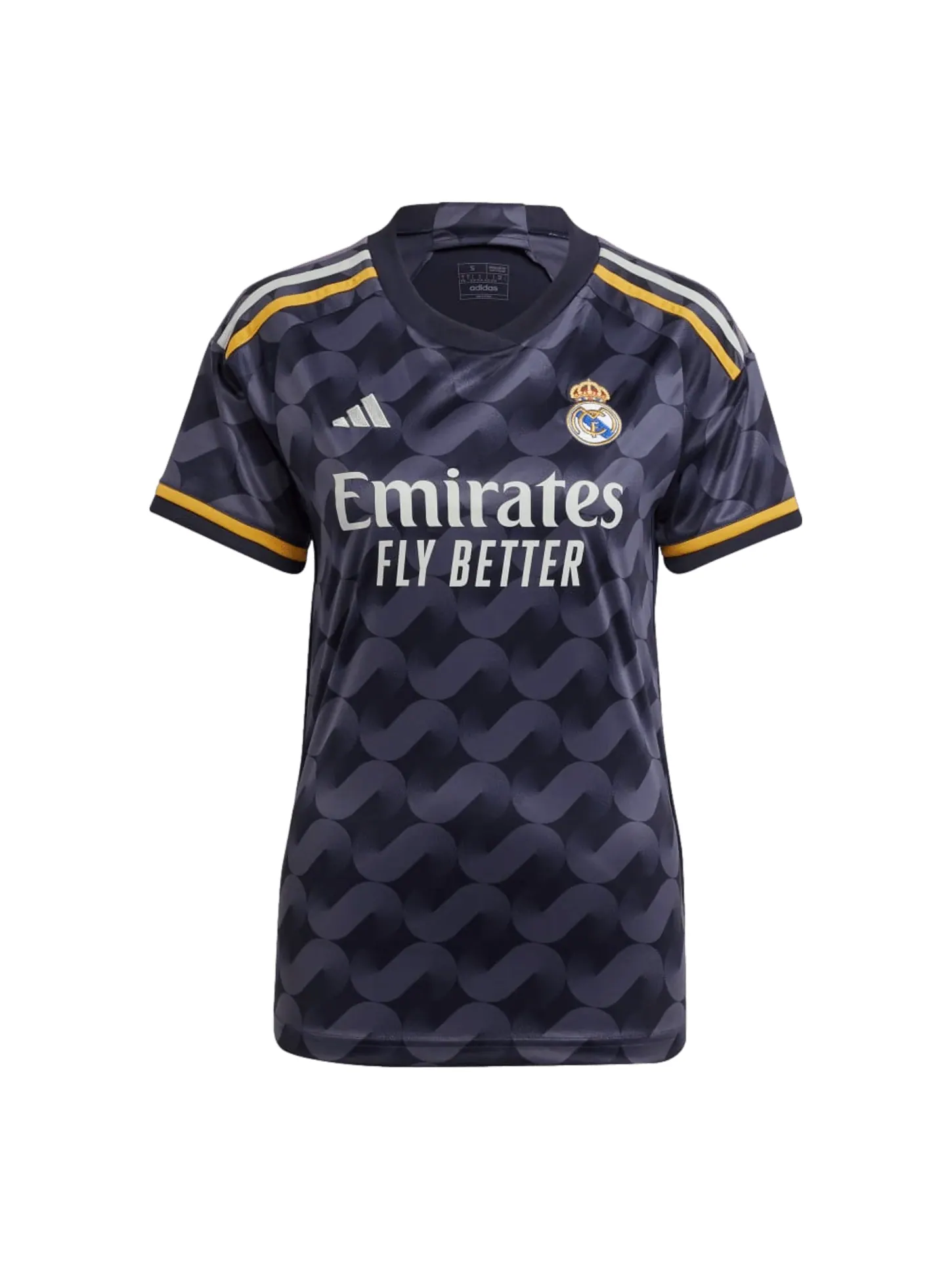 (WMNS) Adidas Real Madrid CF 23/24 Гостевая футболка — изображение 1 из 2, темно-синий