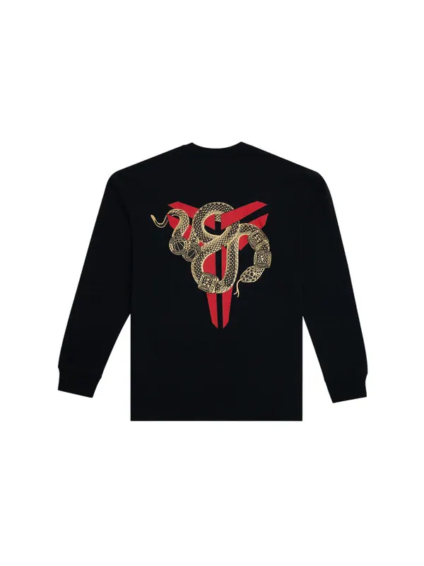 Футболка kobe long-sleeve t-shirt asia sizing Nike — изображение 2 из 2, черный