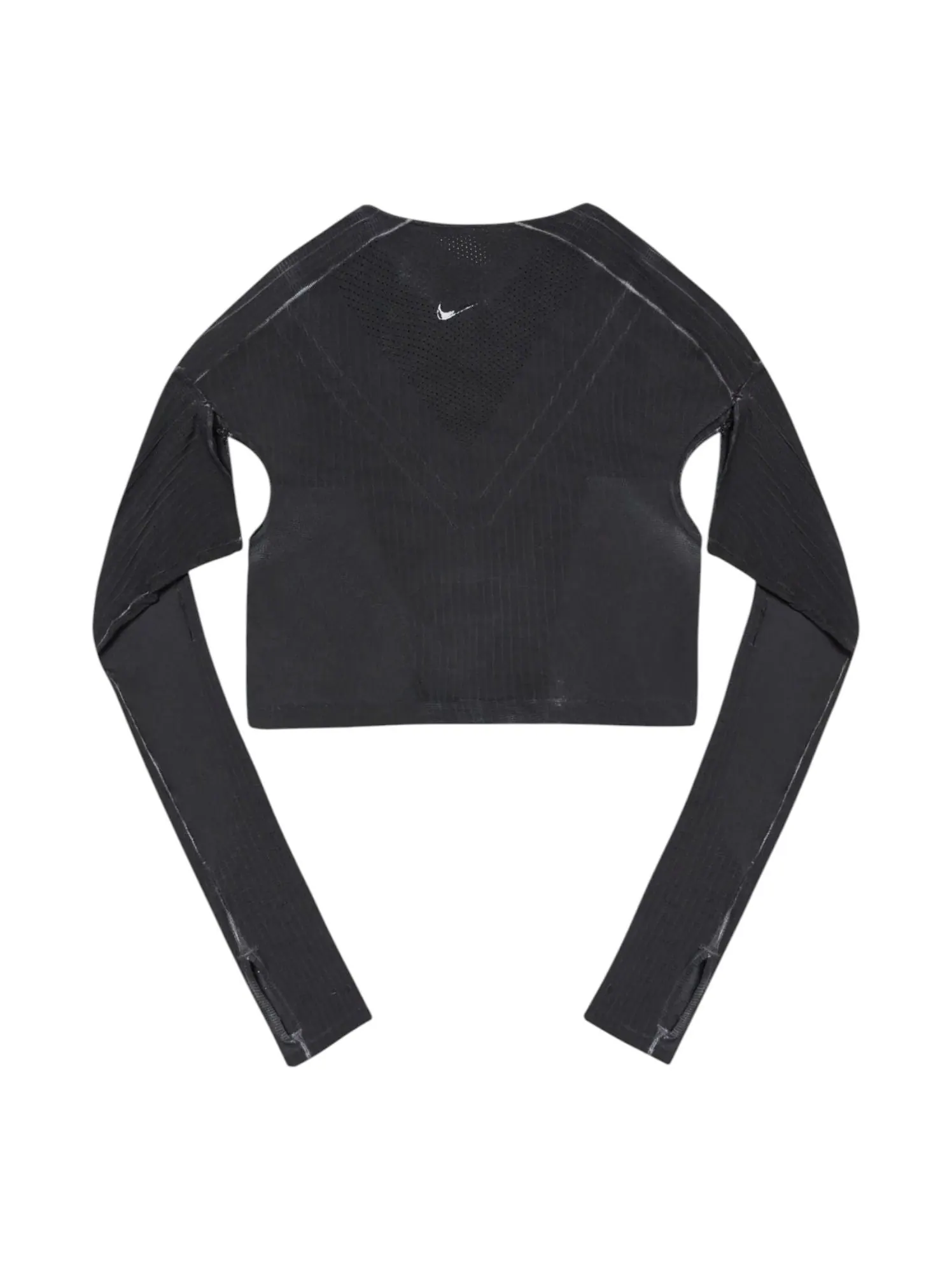 Топ (WMNS) Nike x KNWLS Ghost Top 'Black' — изображение 2 из 5, черный