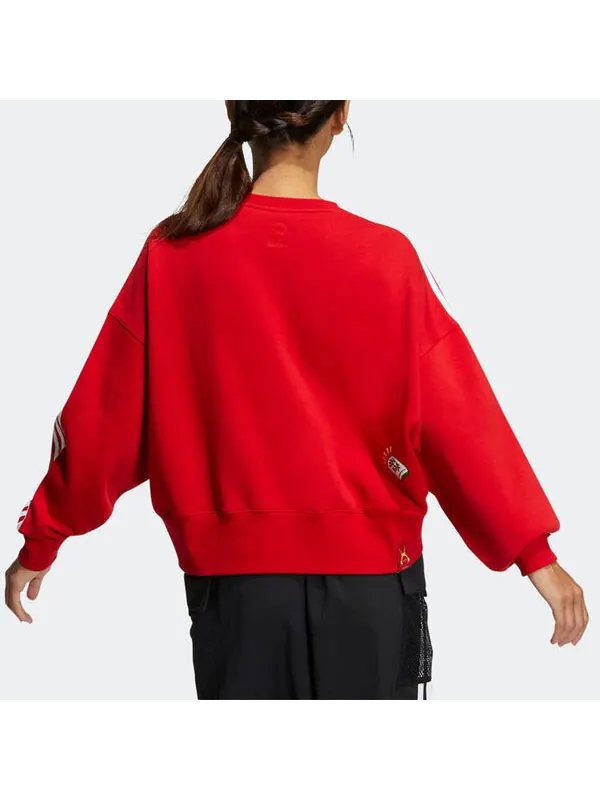 Свитера neo cny свитшот Adidas — изображение 3 из 4, красный