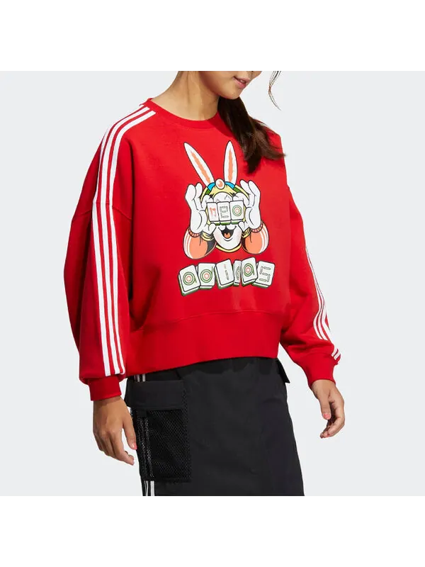 Свитера neo cny свитшот Adidas — изображение 4 из 4, красный