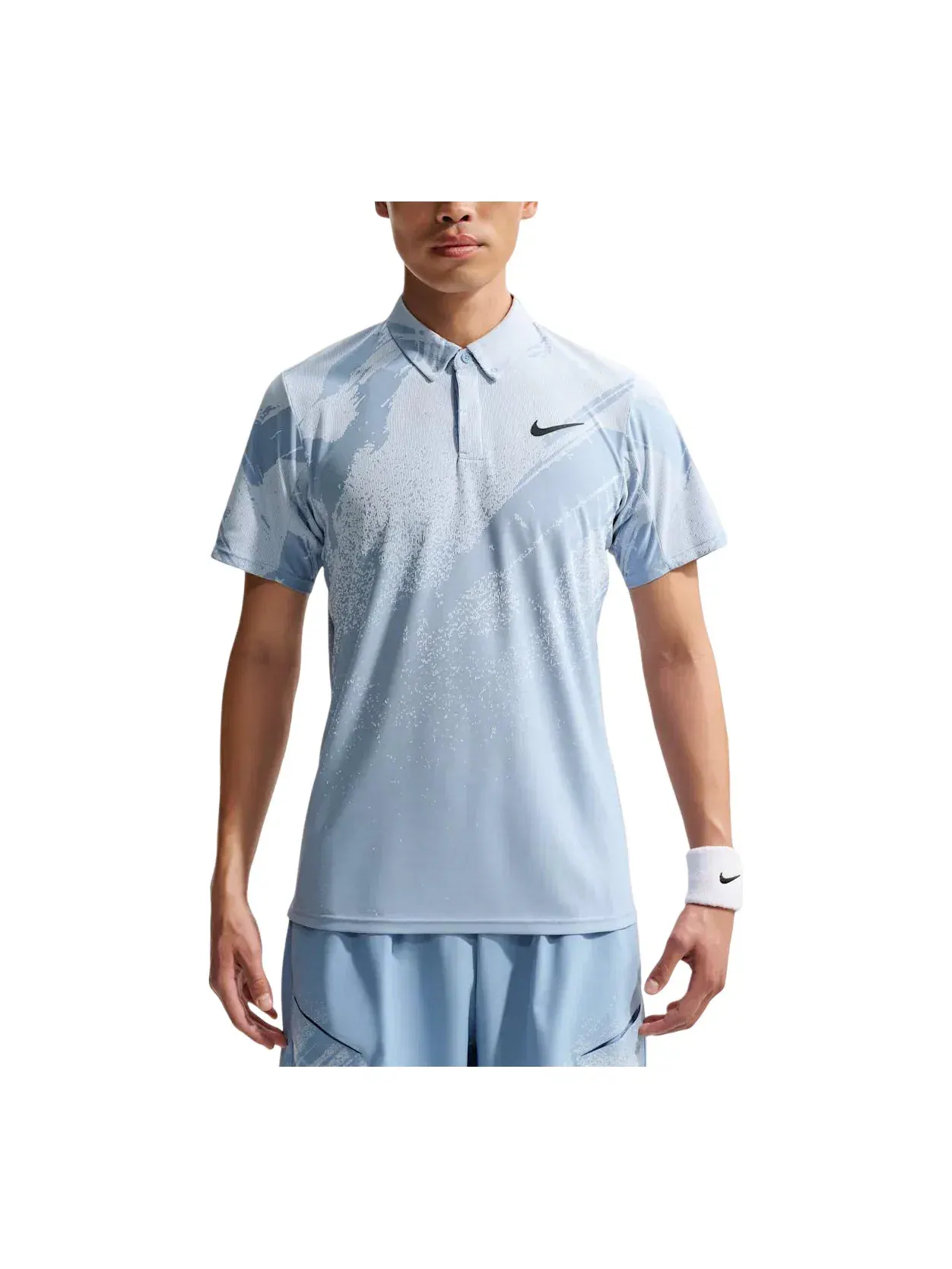 Поло Nike Court Slam Dri-FIT ADV 'Work Blue Hydrogen Blue Black' IB1029-486 — изображение 1 из 3, синий