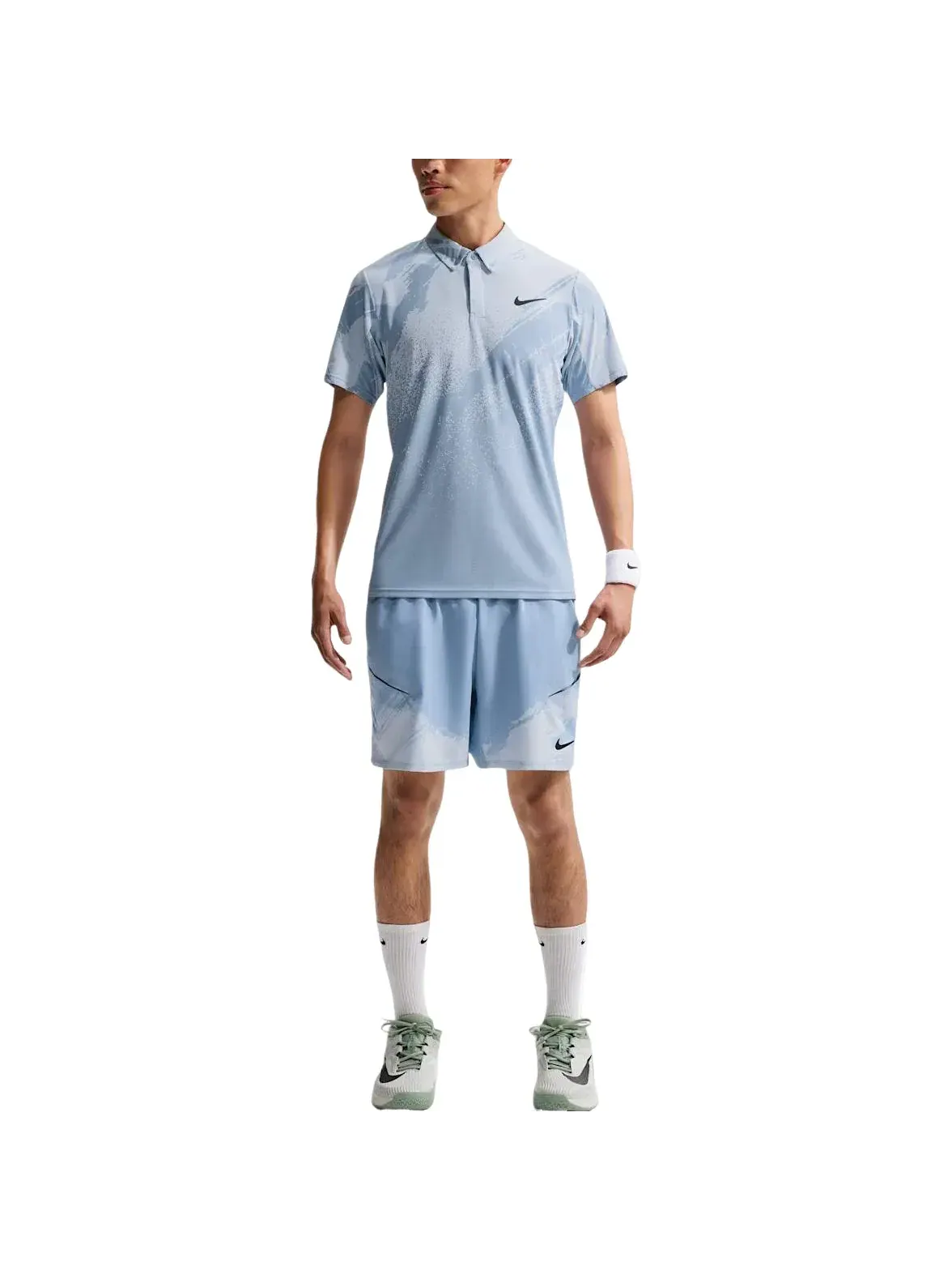 Поло Nike Court Slam Dri-FIT ADV 'Work Blue Hydrogen Blue Black' IB1029-486 — изображение 2 из 3, синий