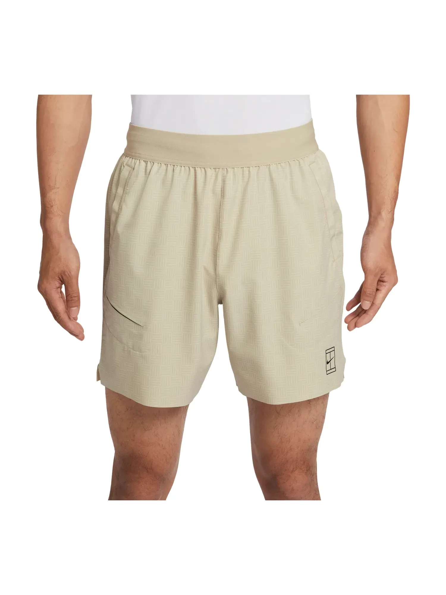 Шорты NikeCourt Advantage Dri-FIT 'Desert Khaki' IB1072-253 — изображение 1 из 2, белый