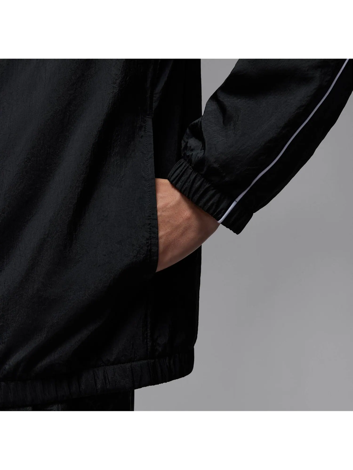 Куртка Air Jordan Sport Classic Hooded Jacket 'Black' — изображение 4 из 5, черный