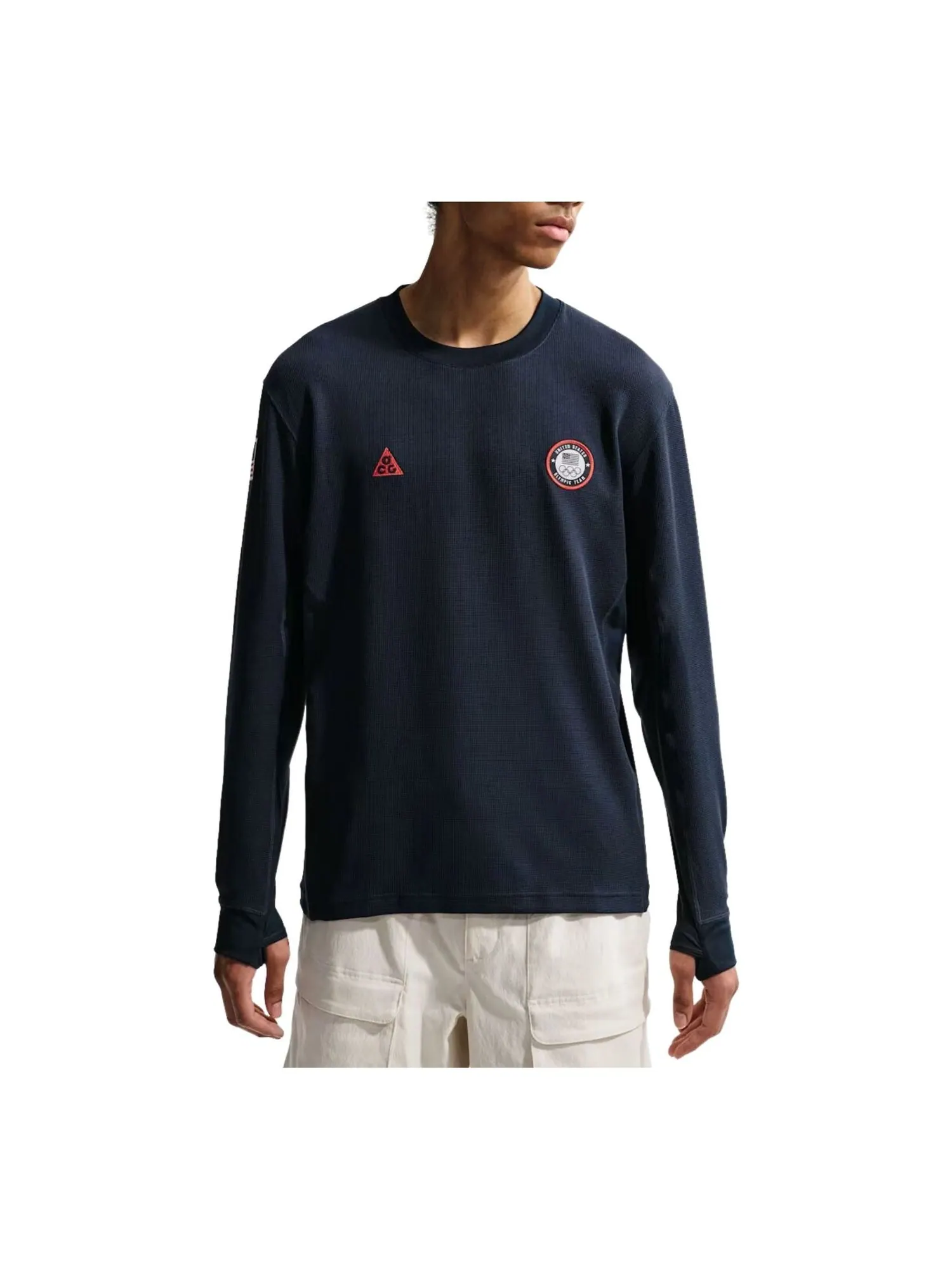 Футболка Nike ACG x Team USA Dri-FIT ADV 'Obsidian Chile Red' — изображение 1 из 3, красный