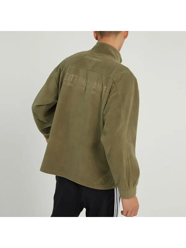 Толстовка hz track top Adidas — изображение 3 из 4, оливковый зеленый