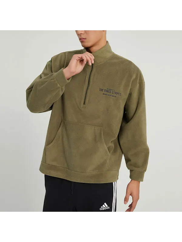 Толстовка hz track top Adidas — изображение 4 из 4, оливковый зеленый