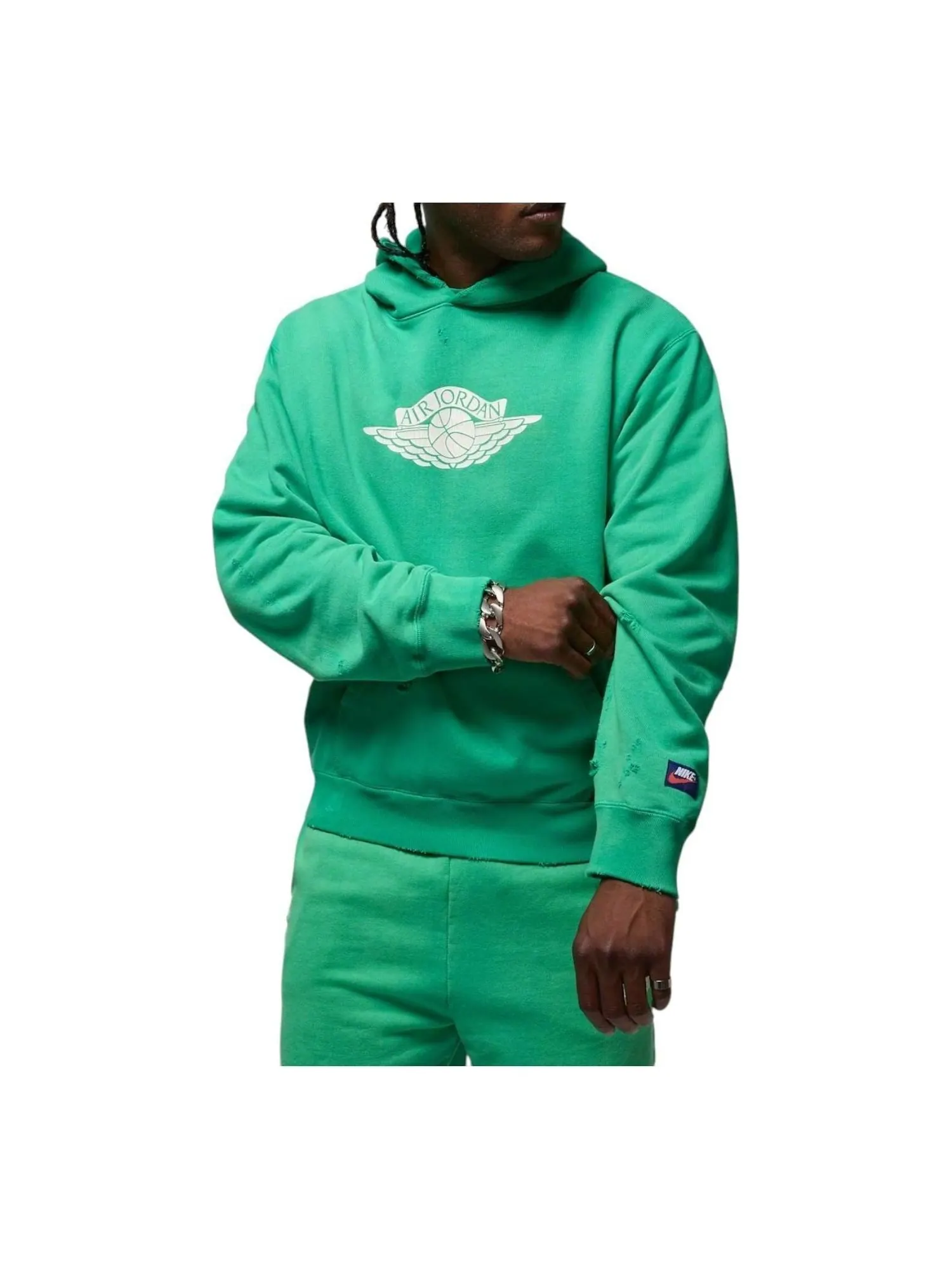Худи Air Jordan Rare Air Hoodie Loose Fit 'Stadium Green' — изображение 1 из 2, зеленый