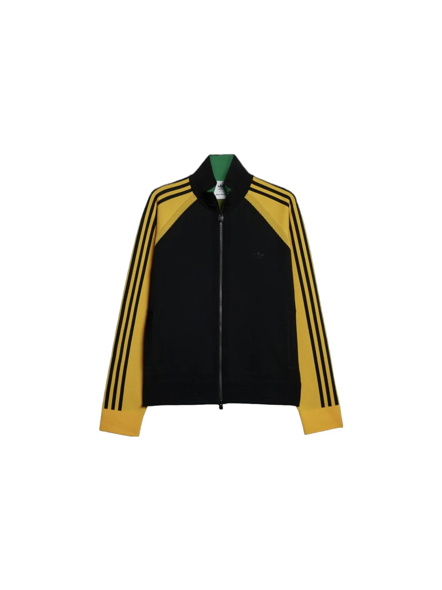Трикотажная спортивная куртка X Wales Bonner Adidas — изображение 1 из 6, черный/желтый