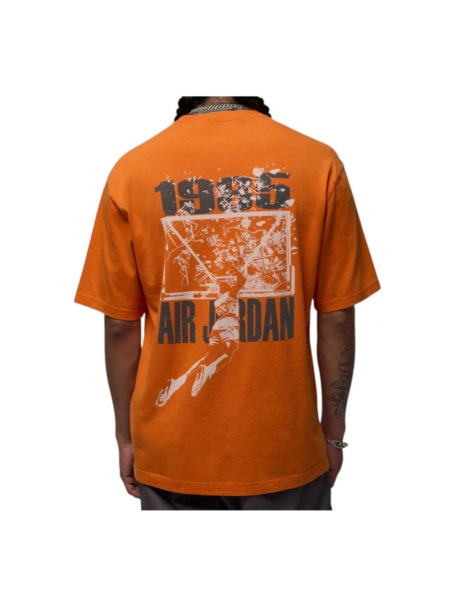 Футболка Air Jordan Brooklyn Oversized Graphic T-Shirt 'Starfish' — изображение 1 из 2, оранжевый
