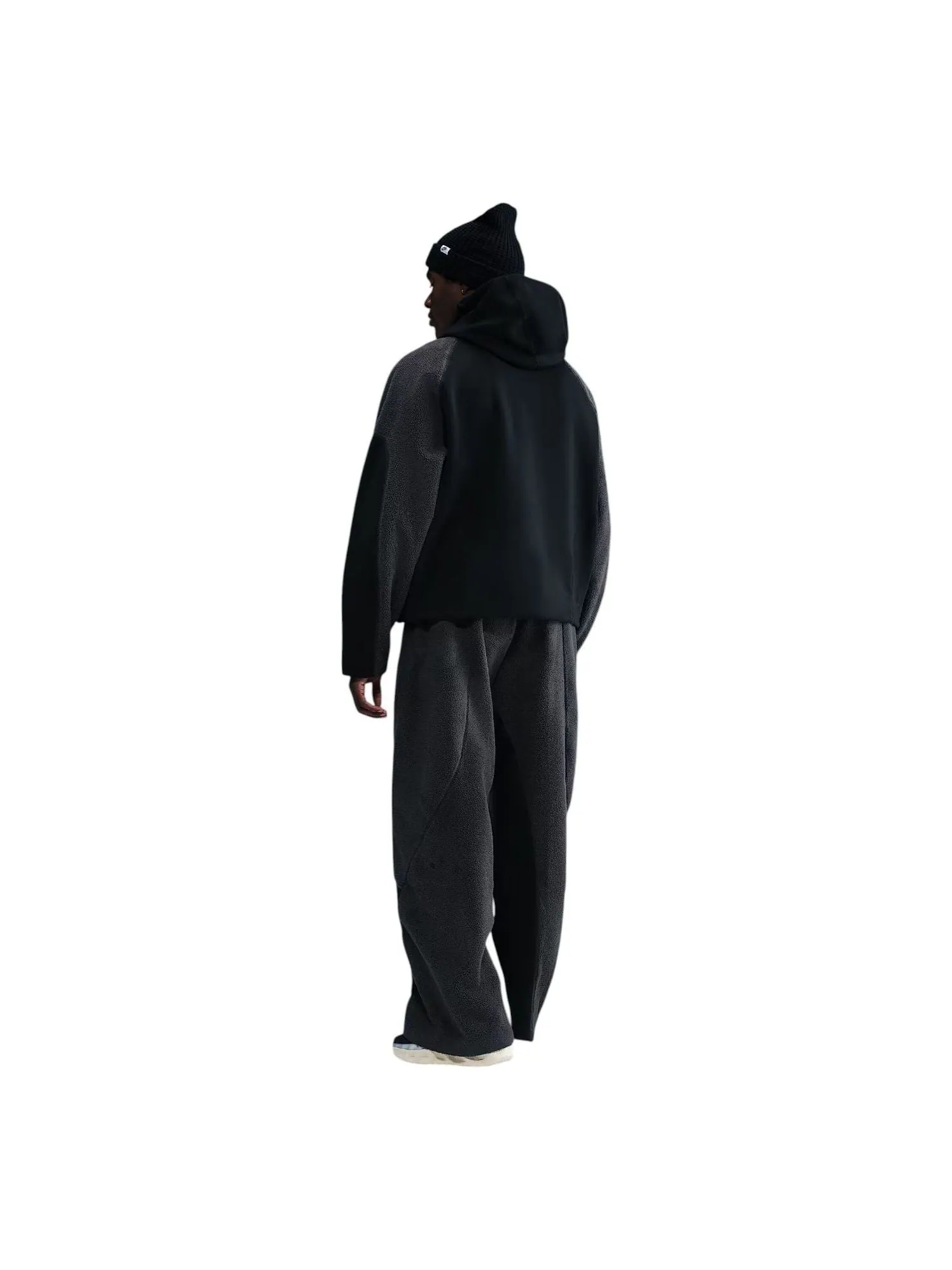 Вязаные брюки Nike Tech Boreas с открытым низом — изображение 3 из 3, черный