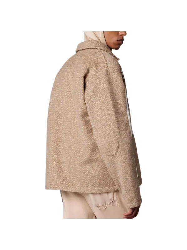 Куртка Adidas Adicolor 70s Collared Jacket 'Brown Desert' — изображение 4 из 4, красный