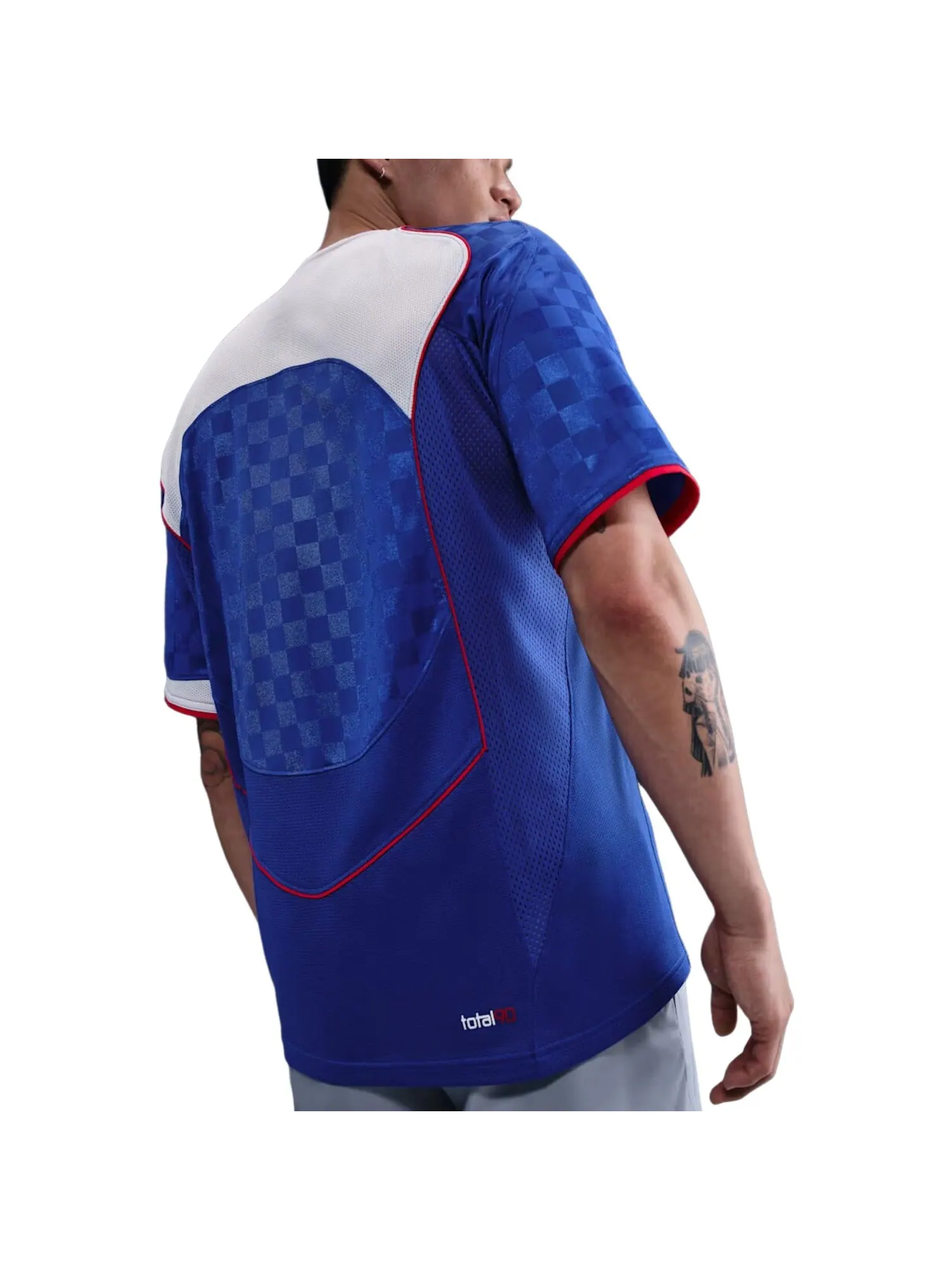 Футболка Nike Total 90 Dri-FIT с коротким рукавом — изображение 2 из 2, белый/красный
