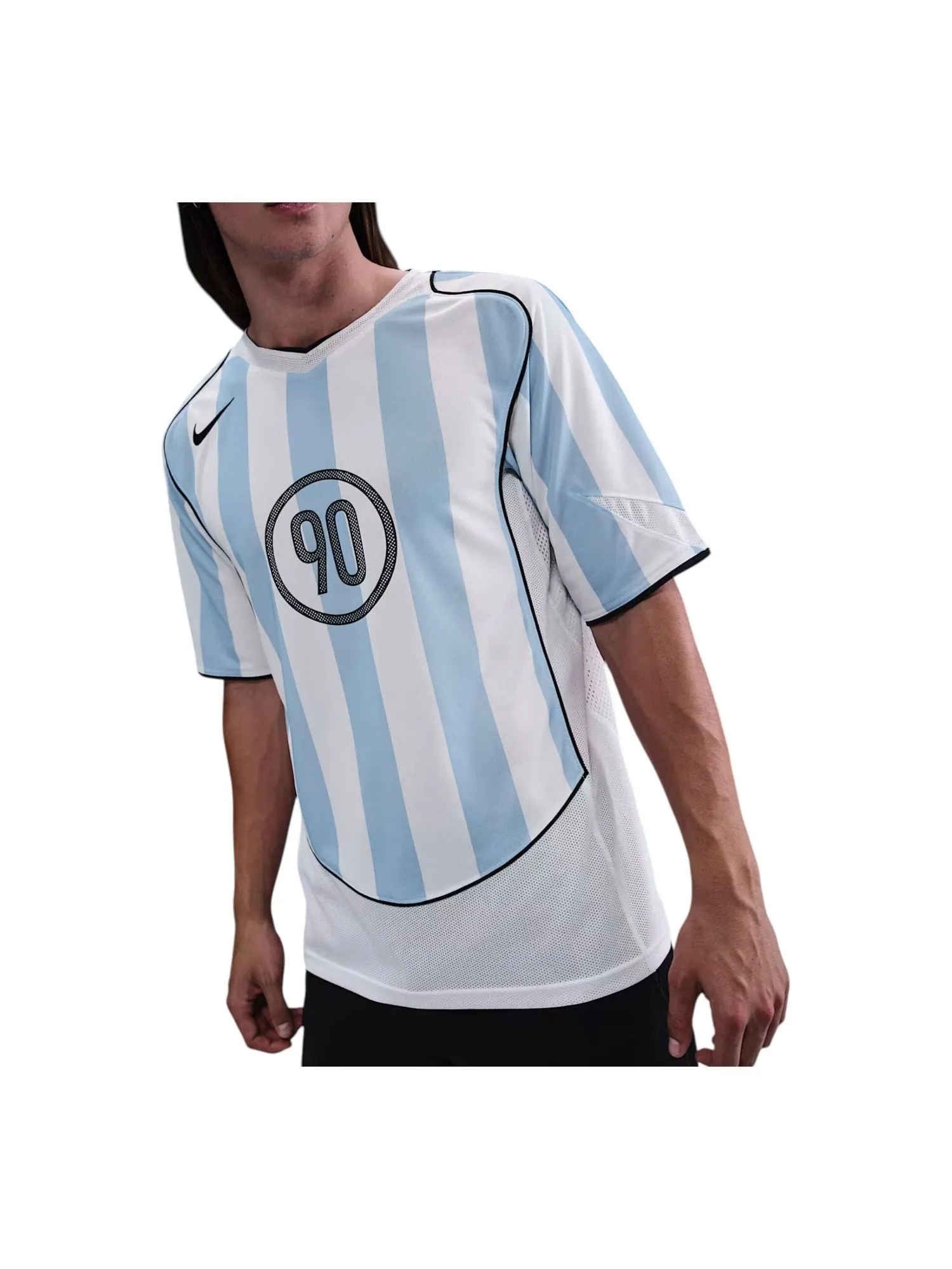 Футбольная майка Nike Total 90 Dri-FIT 'Psychic Blue White' — изображение 1 из 2