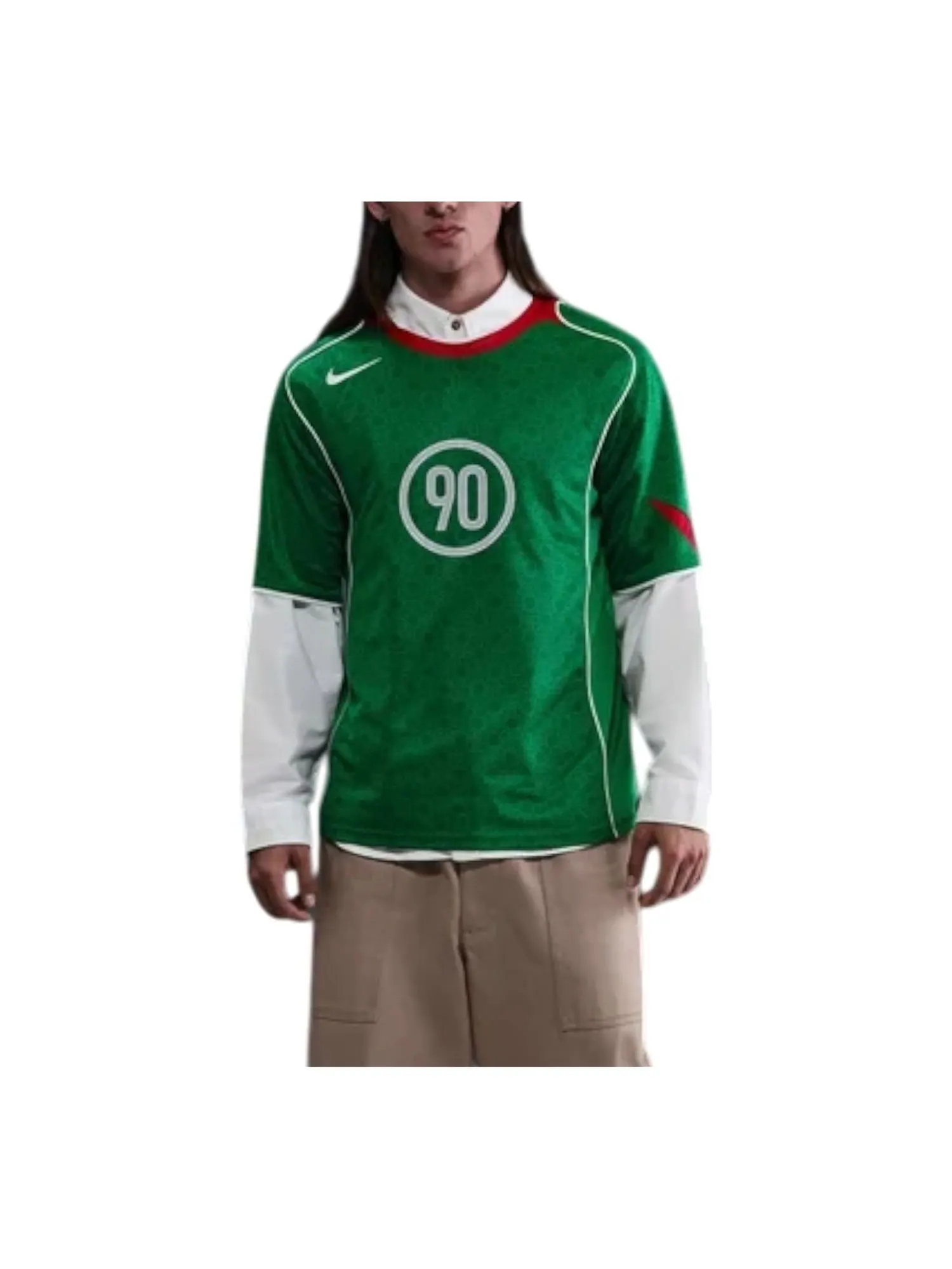 Футбольная майка Nike x Total 90 Dri-Fit — изображение 1 из 3, классический зеленый
