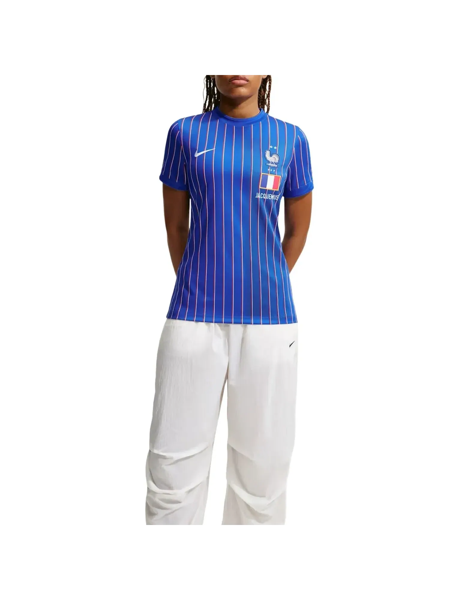 Женская футболка с принтом Nike x France x Jacquemus Cryoshot Dri-FIT — изображение 3 из 3, синий