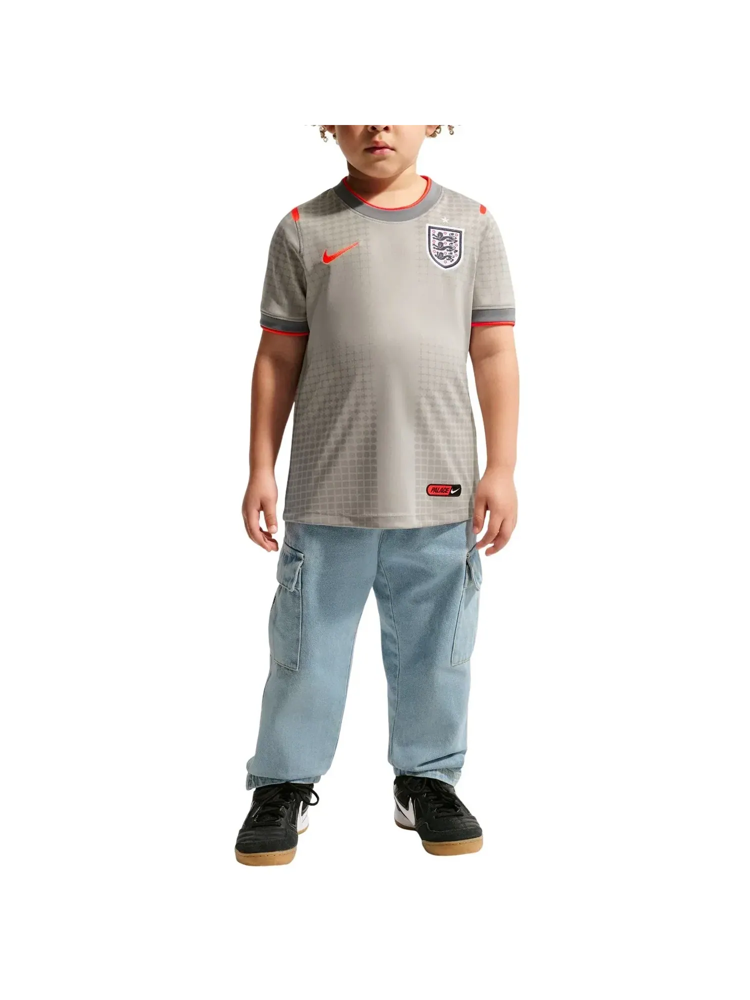 Детская футболка Nike x England x Palace Cryoshot — изображение 3 из 4, серый