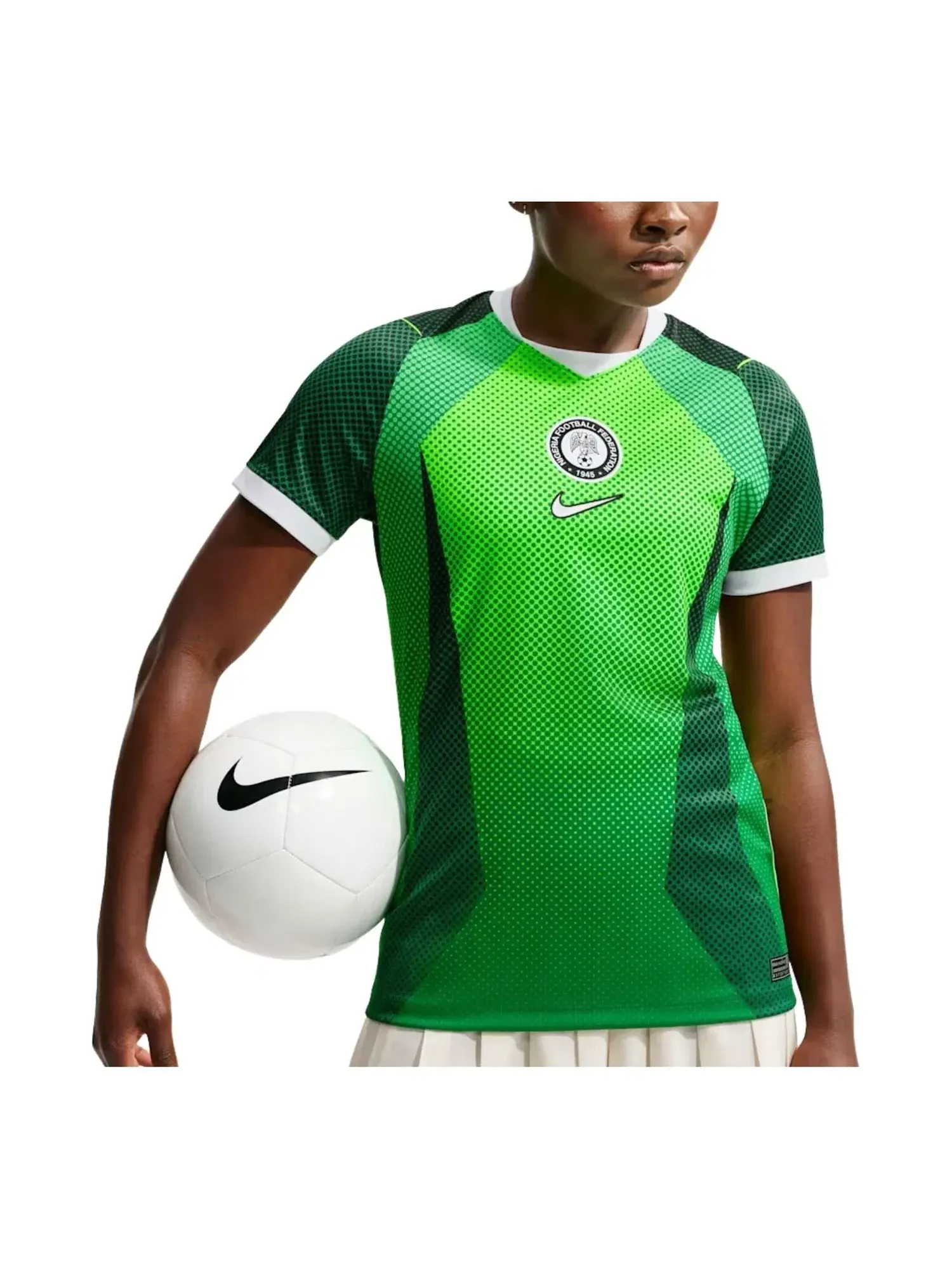 Женская футболка Nike Nigeria 2026 Stadium Home Dri-FIT Jersey — изображение 1 из 2, зеленый
