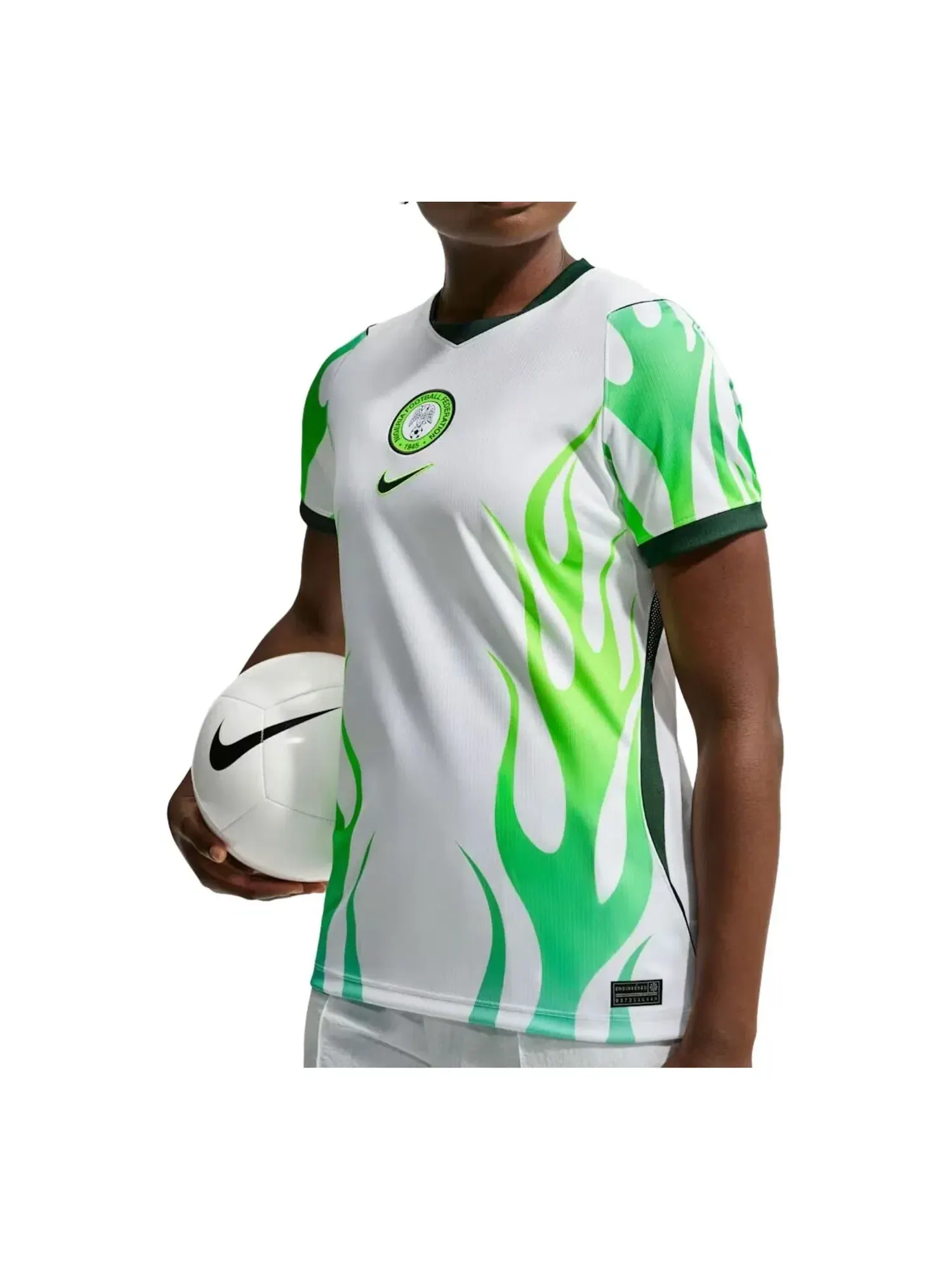 Женская футболка Nike Nigeria 2026 Stadium Away Dri-FIT Replica Jersey — изображение 1 из 2, белый