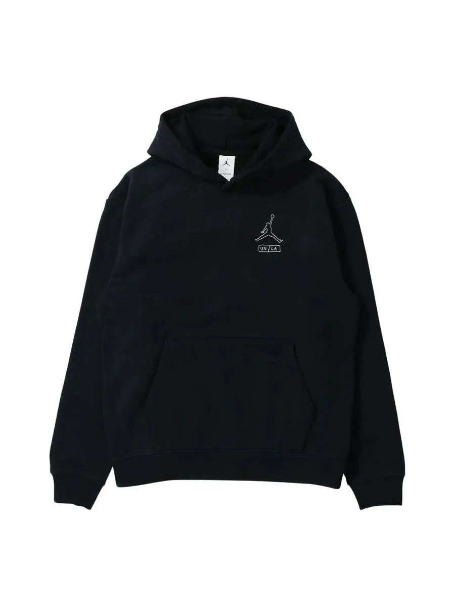 Худи Air Jordan x Union LA Fleece Hoodie 'Black' — изображение 1 из 2, черный