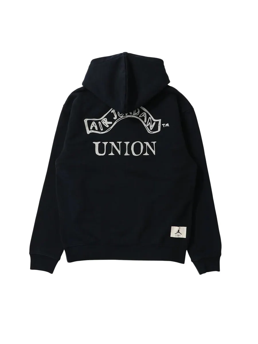 Худи Air Jordan x Union LA Fleece Hoodie 'Black' — изображение 2 из 2, черный